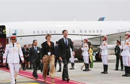 Thủ tướng Vương quốc Hà Lan bắt đầu thăm chính thức Việt Nam