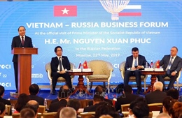 Thủ tướng Nguyễn Xuân Phúc khai mạc Diễn đàn Doanh nghiệp Nga-Việt