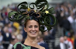 Ngắm nhìn những chiếc mũ độc đáo tại lễ hội đua ngựa Royal Ascot