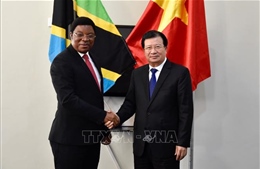 Phó Thủ tướng Trịnh Đình Dũng hội kiến Thủ tướng Cộng hòa Thống nhất Tanzania