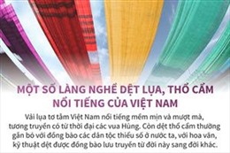 Một số làng nghề dệt lụa, thổ cẩm nổi tiếng của Việt Nam