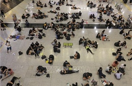 Trung Quốc lên án hành động bạo lực của người biểu tình ở sân bay quốc tế Hong Kong