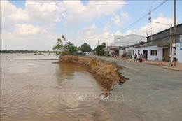 Cảnh báo 6 đoạn bờ sông nguy cơ sạt lở đặc biệt nguy hiểm tại An Giang