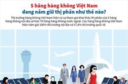 5 hãng hàng không Việt Nam đang nắm giữ thị phần như thế nào?