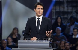 Thủ tướng Canada Justin Trudeau nỗ lực vận động tranh cử