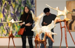 Khai mạc Triển lãm tác phẩm mỹ thuật của các nghệ sỹ tiêu biểu châu Á  