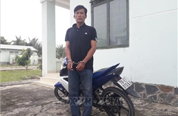 Bắt đối tượng trộm xe mô tô chuẩn bị mang sang Campuchia tiêu thụ
