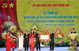 Huyện Vĩnh Lộc (Thanh Hóa) đạt chuẩn nông thôn mới