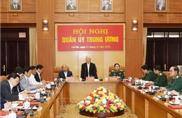 Tổng Bí thư, Chủ tịch nước Nguyễn Phú Trọng chủ trì Hội nghị Tổng kết công tác quân sự, quốc phòng 2019