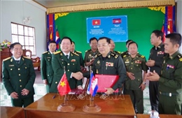 Bộ Chỉ huy Quân sự tỉnh Đắk Nông và Tiểu khu Quân sự tỉnh Mundulkiri đánh giá kết quả hợp tác 