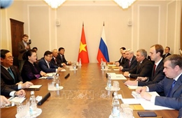 Chủ tịch Quốc hội Nguyễn Thị Kim Ngân hội đàm với Chủ tịch Duma Quốc gia LB Nga