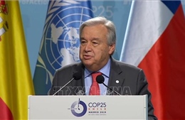 Tổng thư ký Liên hợp quốc thất vọng về kết quả hội nghị COP 25