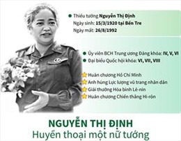 Nguyễn Thị Định - Huyền thoại một nữ tướng