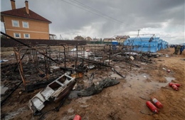 Hỏa hoạn tại công trường xây dựng bệnh viện cho bệnh nhân COVID-19 tại Nga