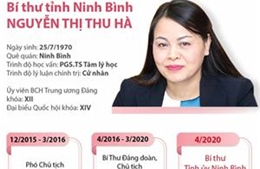 Tân Bí thư tỉnh Ninh Bình Nguyễn Thị Thu Hà