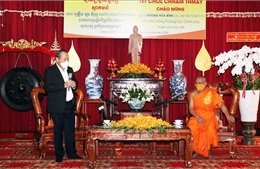 Phó Thủ tướng Thường trực Trương Hòa Bình chúc mừng Tết cổ truyền Khmer Chol Chnam Thmay