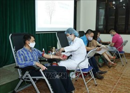 Hiến máu tình nguyện tại hệ thống Học viện Chính trị quốc gia Hồ Chí Minh