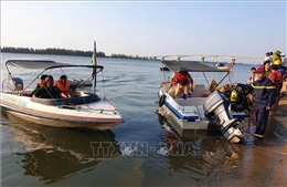 Vụ chìm thuyền trên sông Thu Bồn: Khẩn trương tìm kiếm 2 nạn nhân mất tích còn lại