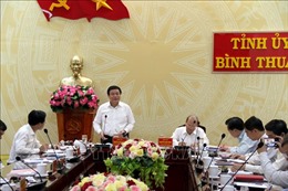 Đoàn công tác Ban Bí thư Trung ương Đảng làm việc với tỉnh Bình Thuận