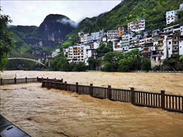 Trung Quốc ban bố cảnh báo Xanh về tình hình mưa lũ
