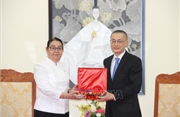 Vương quốc Campuchia truy tặng cố Đại sứ Ngô Điền Huân chương &#39;Mahasena&#39;