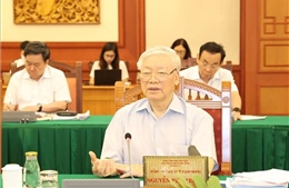 Bộ Chính trị làm việc với Ban Thường vụ Thành ủy Thành phố Hồ Chí Minh