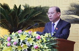 Đồng chí Bùi Đức Hinh được bầu giữ chức Chủ tịch HĐND tỉnh Hòa Bình