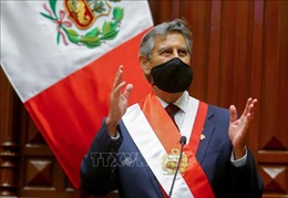 Ông Francisco Sagasti tuyên thệ nhậm chức Tổng thống lâm thời Peru