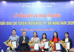 TTXVN giành giải Nhất Giải báo chí tuyên truyền về thành phố Đà Nẵng năm 2020