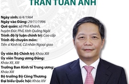 Ủy viên Bộ Chính trị, Trưởng Ban Kinh tế Trung ương Trần Tuấn Anh