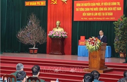 Thủ tướng thăm, làm việc với Sư đoàn Phòng không Hà Nội