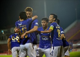 V.League 2021: Đội chủ nhà Hải Phòng thua toàn diện đội Hà Nội