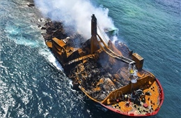 Singapore điều tra tàu hàng bị cháy ngoài khơi Sri Lanka
