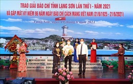 Trao giải báo chí tỉnh Lạng Sơn lần thứ nhất