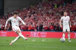 EURO 2020: Thắng đậm Nga, Đan Mạch giành ngôi nhì bảng