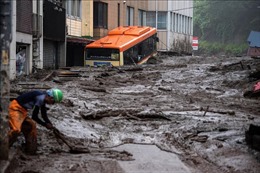 Điện thăm hỏi về thiệt hại do mưa lớn kéo dài tại Nhật Bản