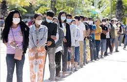 Gia hạn lệnh cấm các hoạt động nguy cơ lây nhiễm cao tại Phnom Penh, Campuchia 