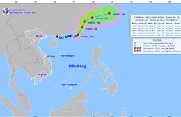 Bão số 4 có xu thế đổi hướng và khả năng mạnh thêm
