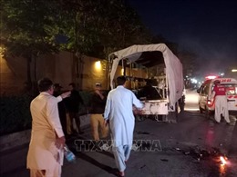 Tấn công lựu đạn ở Pakistan khiến ít nhất 20 người thương vong