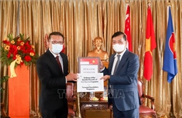 Quỹ Temasek tặng Việt Nam máy trợ thở và thiết bị bảo hộ chống dịch