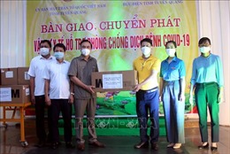 Tuyên Quang hỗ trợ vật tư y tế cho 6 tỉnh, thành phố phía Nam chống dịch