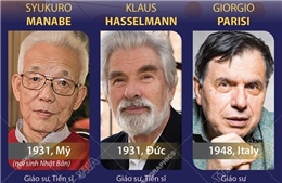 Giải Nobel Vật lý 2021 vinh danh 3 nhà khoa học Mỹ, Đức và Italy