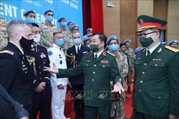 Việt Nam lần đầu tiên ra mắt Đội Công binh tham gia hoạt động gìn giữ hòa bình 
