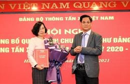 Công bố quyết định chuẩn y đồng chí Vũ Việt Trang làm Bí thư Đảng ủy Thông tấn xã Việt Nam