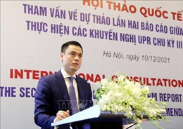 Thứ trưởng Bộ Ngoại giao Đặng Hoàng Giang: Việt Nam cam kết nỗ lực bảo vệ những giá trị phổ quát về quyền con người