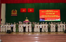 TP Hồ Chí Minh: Ra mắt lực lượng Công an xã chính quy tại 58 xã 
