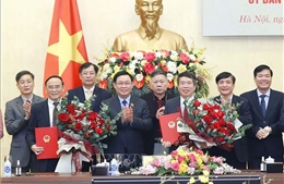 Lễ ký chương trình hợp tác giữa Viện Nghiên cứu lập pháp và Hội Luật gia Việt Nam