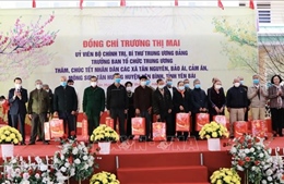 Trưởng Ban Tổ chức Trung ương Trương Thị Mai thăm, chúc Tết tại tỉnh Yên Bái