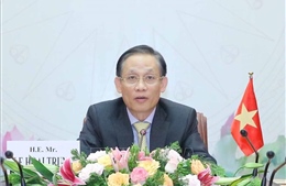 Các nhà lãnh đạo Vương quốc Campuchia tiếp Trưởng Ban Đối ngoại Trung ương 