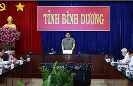 Thủ tướng Phạm Minh Chính làm việc với lãnh đạo chủ chốt tỉnh Bình Dương